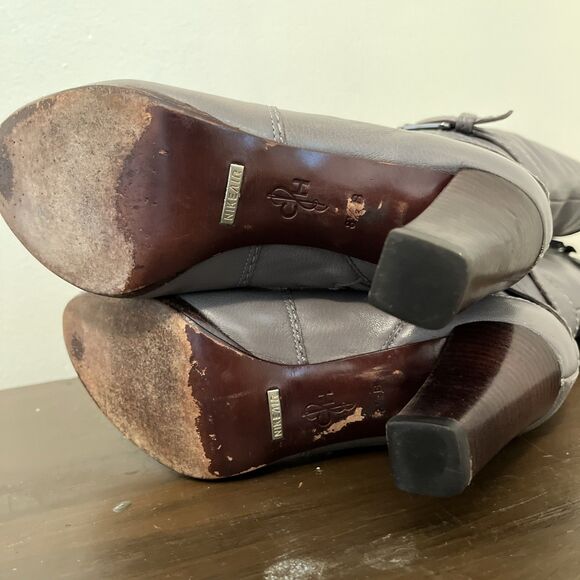 COLE HAAN 100% Leather Phoenix Tall Boot- NikeAir Insole, Ironstone Gray- 8.5 B - Picture 10 of 11